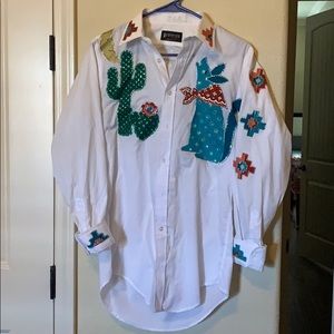 Vintage ladies button up